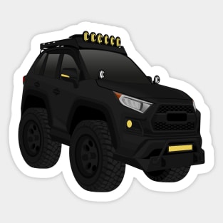 Runner mini Black Sticker